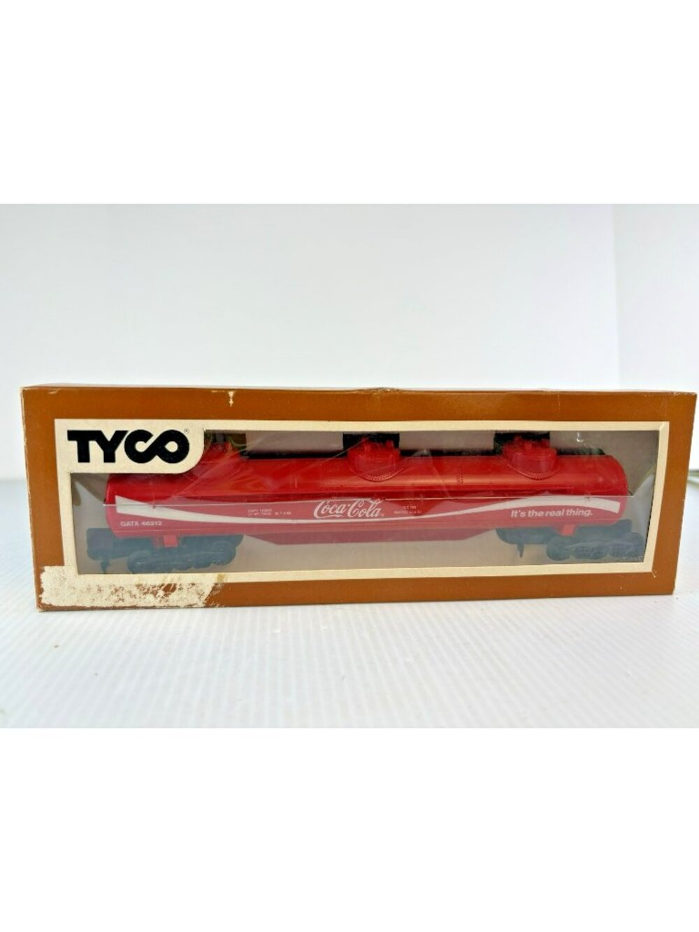 Vintage Tyco Ho Scale 357F Coca-Cola 62" Triple Dome Tank Car GATX 46212